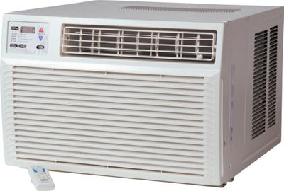 Amana AH093G35AX Window Air Conditioner with HEAT PUMP, 9,000 BTU, 230/208 Volt, EER Rating of 9.9, Electronic Control with LED Display and Hand Held IR Remote Control, Window Mount Kit Included