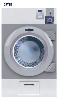 Crossover DAWF0EM Commercial Front Load Electric Dryer, Coin Drop, 120 Volt/60Hz, 7.5 Cubic Foot, 22 lb. Capacity, Energy Star Rated