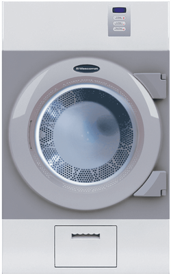 Crossover DAWFOGDC Commercial Front Load Gas Dryer, Card Ready (Not Included), Stainless Steel with Window, 120V/60Hz/15A, Energy Star Rated