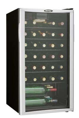 DWC350BLP 3.2 CF Wine Refrigerator, 32 Bottle Capacity, is a stylish and sophisticated addition to your kitchen, bar, restaurant, or caf