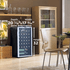 DWC350BLP 3.2 CF Wine Refrigerator, 32 Bottle Capacity, is a stylish and sophisticated addition to your kitchen, bar, restaurant, or caf