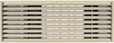 GE RAG61 PTAC Polymer Architectural Louvered Grille Beige Color