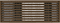 GE RAG62 PTAC Polymer Architectural Louvered Grille Maple Color
