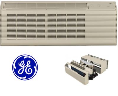 GE Zoneline AZ45E09DAM PTAC Air Conditioner with Electric Heat, 9,000 BTU, 230/208 Volt, EER Rating of 12.1, Make Up Fresh Air Series, Cords, Wall Sleeves and Grilles Needed for New Installations Sold Separately