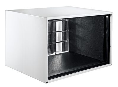 GREE 26TTWSLEEVE Through the Wall Steel Insulated Wall Sleeve with Stamped Aluminum Grille and Drain Kit