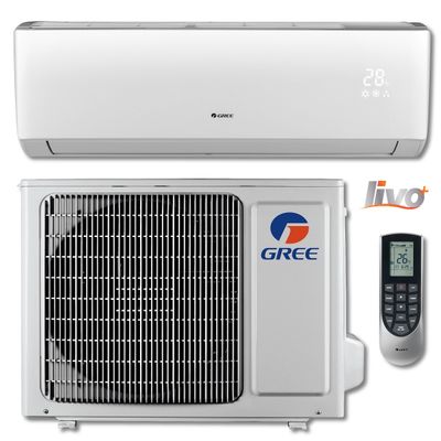 GREE LIVS09HP115V1B Livo+ Single Zone Ductless Mini Split System with  Inverter Heat Pump|Cool Running Air Conditioners u0026 More