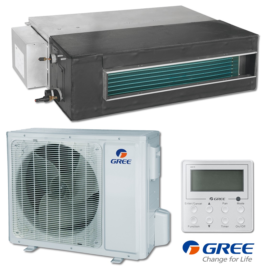 GREE UMAT18HP230V1ADS Slim Duct Indoor Unit, Omega Fields, Inc.