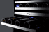 SUMMIT CLASSIC COLLECTION CL24WC2CSS Built-In Undercounter Dual Zone Wine Cellar