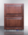 SUMMIT CLASSIC COLLECTION CL2F249 Built-In Undercounter Two-Drawer Frost-Free All-Freezer, Panel-Ready