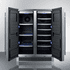 SUMMIT CLASSIC COLLECTION CL64FDSS French Door Built-In Wine-Beverage Center, Stainless Steel Doors