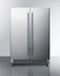 SUMMIT CLASSIC COLLECTION CL64FDSS French Door Built-In Wine-Beverage Center, Stainless Steel Doors