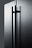 SUMMIT CLASSIC COLLECTION CL64FDSS French Door Built-In Wine-Beverage Center, Stainless Steel Doors