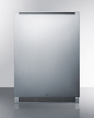SUMMIT CLASSIC COLLECTION CLR268CSS Built-in Undercounter All-Refrigerator in Stainless Steel