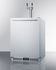 SUMMIT CLASSIC COLLECTION SBC590 Built-in Frost-Free Beer Dispenser with Dual Tap System for Two 1/6 Kegs