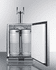 SUMMIT CLASSIC COLLECTION SBC590 Built-in Frost-Free Beer Dispenser with Dual Tap System for Two 1/6 Kegs