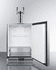 SUMMIT CLASSIC COLLECTION SBC590 Built-in Frost-Free Beer Dispenser with Dual Tap System for Two 1/6 Kegs