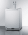 SUMMIT CLASSIC COLLECTION SBC590 Built-in Frost-Free Beer Dispenser with Dual Tap System for Two 1/6 Kegs