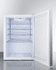SUMMIT COMMERCIAL FF31L7CSS Compact Commercial All-Refrigerator, 2.5 Cubic Foot, Auto Defrost, Factory Installed Lock, Stainless Steel Exterior