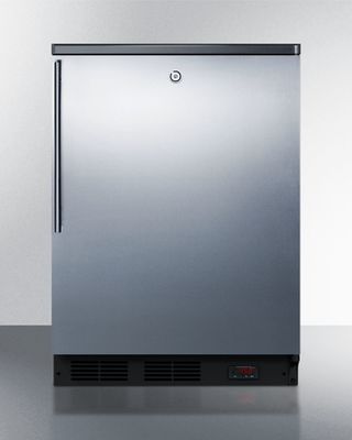 SUMMIT COMMERCIAL FF7LBLPUBSSHV Commercial All-Refrigerator for Craft Beer Storage, Stainless Steel Door, Auto Defrost, Sleek Handle