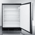 SUMMIT COMMERCIAL FF7LBLPUBSSHV Commercial All-Refrigerator for Craft Beer Storage, Stainless Steel Door, Auto Defrost, Sleek Handle