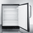SUMMIT COMMERCIAL FF7LBLPUBSSTB Commercial All-Refrigerator for Craft Beer Storage, Stainless Steel Door, Auto Defrost, Towel Bar Handle