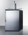 SUMMIT COMMERCIAL SBC635M7SSHV Freestanding Commercial Beer Dispenser, Full Sized, Digital Thermostat, Auto Defrost with Sleek Handle