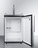 SUMMIT COMMERCIAL SBC635M7SSHV Freestanding Commercial Beer Dispenser, Full Sized, Digital Thermostat, Auto Defrost with Sleek Handle