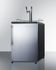 SUMMIT COMMERCIAL SBC635M7SSHVTWIN Freestanding Commercial Beer Dispenser, Dual Tap System, Digital Thermostat, Stainless Steel Door