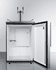 SUMMIT COMMERCIAL SBC635M7SSHVTWIN Freestanding Commercial Beer Dispenser, Dual Tap System, Digital Thermostat, Stainless Steel Door