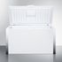 SUMMIT COMMERCIAL SCFM182 Commercially Approved Manual Defrost Chest Freezer, 18 Cubic Foot Interior with Three Removable Baskets