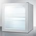 SUMMIT COMMERCIAL SCFU386 Countertop Commercial Display Freezer, Self Closing Glass Door, LED Lighting