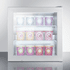 SUMMIT COMMERCIAL SCFU386CSS Countertop Commercial Display Freezer, Self Closing Glass Door, LED Lighting, 304 Grade Stainless Steel