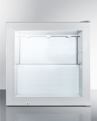 SUMMIT COMMERCIAL SCFU386CSSVK Countertop Commercial Display Freezer for Vodka Service, 304 Grade Stainless Steel