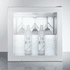 SUMMIT COMMERCIAL SCFU386CSSVK Countertop Commercial Display Freezer for Vodka Service, 304 Grade Stainless Steel