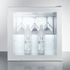SUMMIT COMMERCIAL SCFU386VK Countertop Commercial Display Freezer for Vodka Service, Self Closing Glass Door