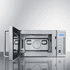 SUMMIT COMMERCIAL SCM1000SS Commercially Approved Microwave with Stainless Steel Exterior and Interior with Digital Controls
