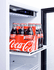 SUMMIT COMMERCIAL SCR1006 Upright Beverage Merchandiser with Digital Thermostat, Stainless Steel Trimmed Glass Door, Factory Installed Lock