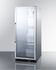 SUMMIT COMMERCIAL SCR1156CSS Full-sized Glass Door Beverage Merchandiser with Stainless Steel Interior with Self Closing Door and Pro Handle