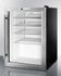 SUMMIT COMMERCIAL SCR312L Compact Commercial Glass Door Beverage Cooler, Auto Defrost, Digital Thermostat, Factory Lock