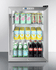 SUMMIT COMMERCIAL SCR312L Compact Commercial Glass Door Beverage Cooler, Auto Defrost, Digital Thermostat, Factory Lock