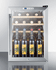 SUMMIT COMMERCIAL SCR312LCSSWC2 Compact Commercial Glass Door Wine Cellar, Auto Defrost, Digital Thermostat, Factory Lock, Stainless Steel Cabinet