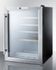 SUMMIT COMMERCIAL SCR312LWC2 Compact Commercial Glass Door Wine cellar, Auto Defrost, Digital Thermostat, Factory Lock