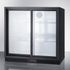 SUMMIT COMMERCIAL SCR700BCSS Commercial back bar beverage center with sliding glass doors