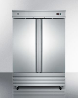 SUMMIT COMMERCIAL SCRR492 2-Door Reach-In All-Refrigerator in Stainless Steel