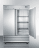 SUMMIT COMMERCIAL SCRR492 2-Door Reach-In All-Refrigerator in Stainless Steel