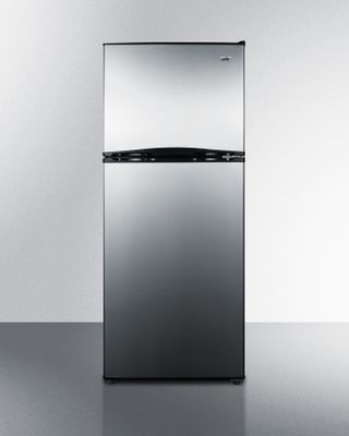 SUMMIT FF1073SSIM Frost-Free Refrigerator-Freezer with Installed Icemaker for Smaller Kitchens