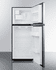 SUMMIT FF1073SSIM Frost-Free Refrigerator-Freezer with Installed Icemaker for Smaller Kitchens