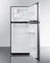 SUMMIT FF1085SSIM Frost-Free Refrigerator-Freezer with Installed Icemaker for Smaller Kitchens