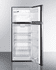 SUMMIT FF1159SSIM Frost-Free Refrigerator-Freezer with Installed Icemaker for Smaller Kitchens