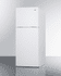 SUMMIT FF1386W Frost-Free Refrigerator-Freezer for Smaller Kitchens, ENERGY STAR